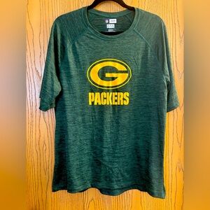 NFL Team Apparel Green Bay Packers Cooling T shirt Men’s sz XL